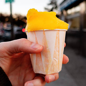 Photo of a small Italian ice